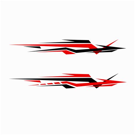 racing car sticker design vector. sports car stickers 22457388 Vector ...