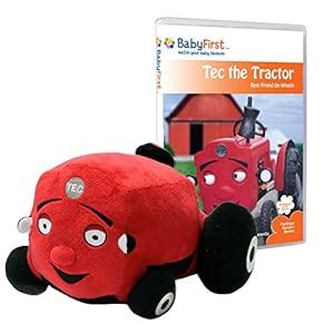 Amazon.com: Spring Deals BabyFirstTV Tec the Tractor Set 2 - Plush Toy and Tec the Tractor ...