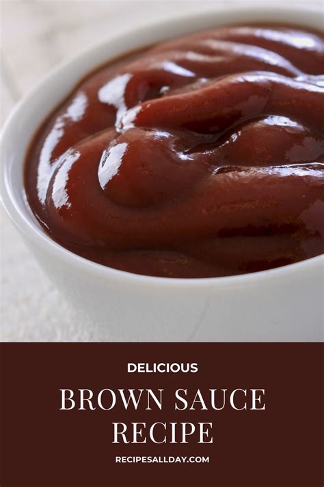 Simple Brown Sauce Recipe - recipesallday.com | Sauces