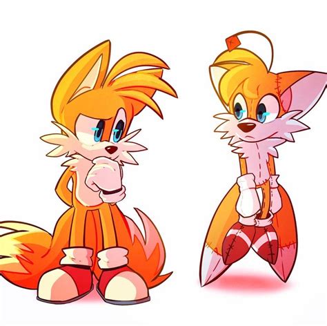 Tails and Tails Doll | Tails doll, Furry art, Sonic fan characters