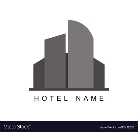 Hotel logo Royalty Free Vector Image - VectorStock