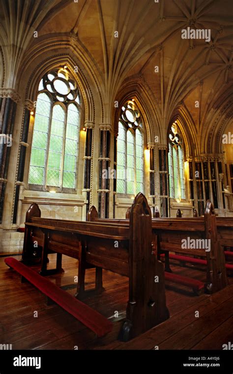 Kylemore Abbey Chapel interior Stock Photo - Alamy