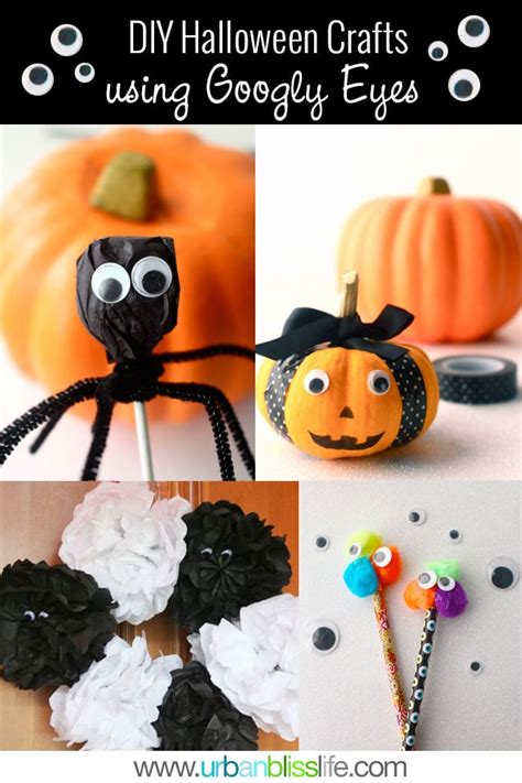 Easy DIY Halloween Crafts Using Googly Eyes - Urban Bliss Life