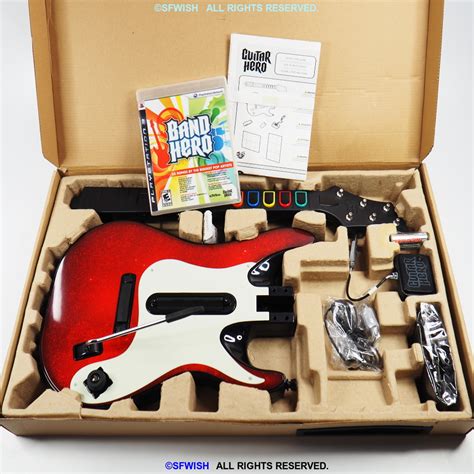 NEW PlayStation Guitar Hero 5 Band Hero Wireless PS2 PS3 Guitar ...