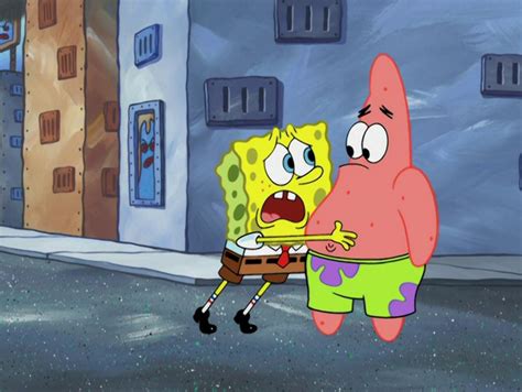 Patrick Star And Spongebob Squarepants Fighting