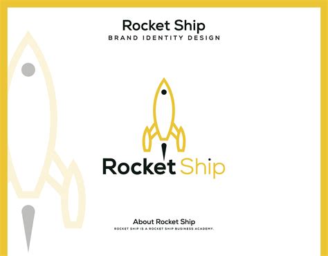 Brand Identity Design / Modern Logo / Rocket Ship Logo on Behance