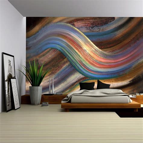 Wall26 Abstract Painting Showing a Symbolic Alternating Scenery ...