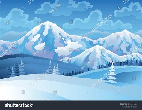 2,976 Snow Mountains Clipart Images, Stock Photos, 3D objects, & Vectors | Shutterstock