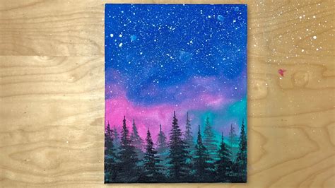 Space Painting Tutorial Acrylic : Easy Acrylic Painting For Beginners ...