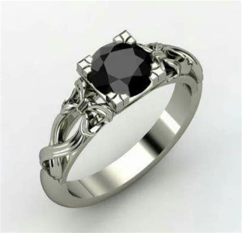 Womens Black Wedding Ring - Wedding Rings Sets Ideas