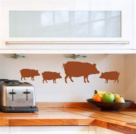 17 Best images about Pig Kitchen Decor on Pinterest | Country kitchens, Kitchen canister sets ...