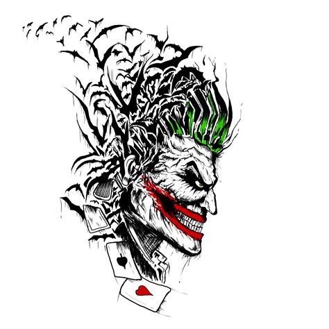 36 HQ Pictures Free Fire Joker Sketch - Heath Ledger Joker Drawing at ...