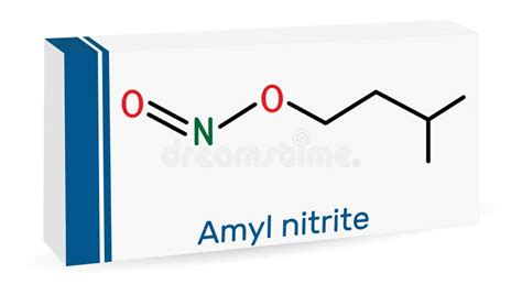 Amyl Nitrite, Isoamyl Nitrite, Isopentyl Nitrite, Molecule. it is Popper, Antihypertensive ...