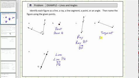 Line Point Ray Line Segment