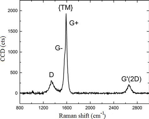 Typical Raman spectrum of multi-walled carbon nanotubes | Download Scientific Diagram