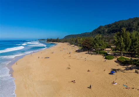 Sandy Shore at Banzai Pipeline Beach on North Shore of Oahu Stock Image - Image of surf ...