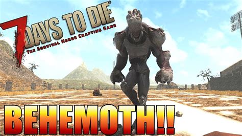 7 Days to Die BEHEMOTH!! - New and Upcoming NPCs & Zombies (Alpha 16) - YouTube