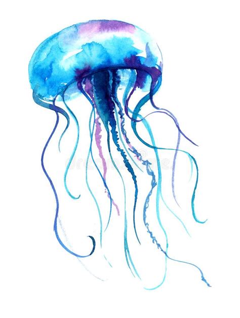 Related image | Jellyfish painting, Medusa painting, Watercolor jellyfish