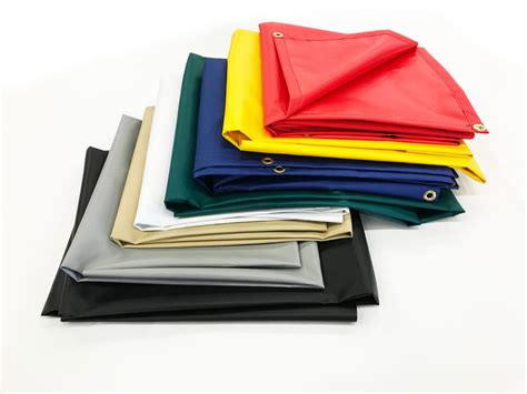 Heavy Duty Vinyl Tarps - 13 oz Flame Retardant