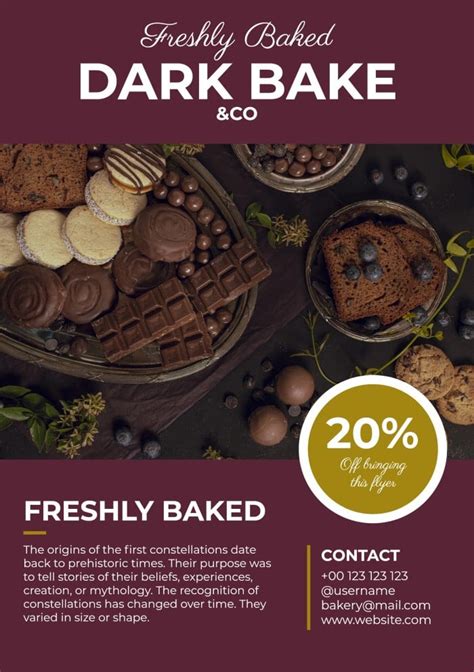 Bakery Flyer Design Template – NBKomputer