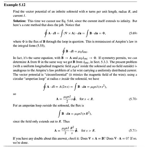 Solved 1. Vector Potential for Infinite Solenoid We worked | Chegg.com