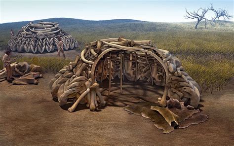 Building mammoth bone huts in the Upper Paleolithic of Eastern Europe by Jochen Stuhrmann ...