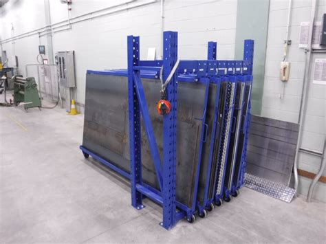 Roll Out Vertical Sheet Rack - Barron Equipment & Overhead Doors