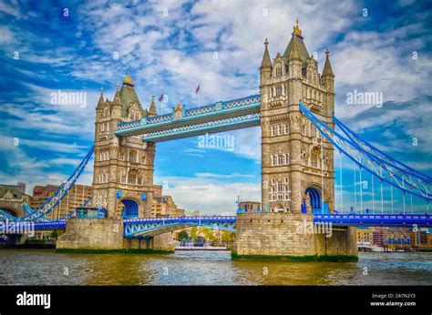 Tower Bridge, iconic landmark in London, UK Stock Photo - Alamy