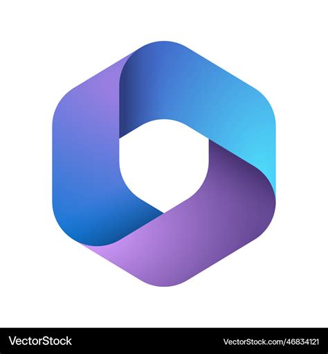 Microsoft office 365 logo Royalty Free Vector Image