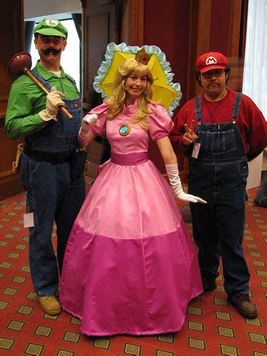 Super Mario Princess Peach Daisy Adult Costume Bros and Luigi Cosplay Dress Unisex Fancy Dress ...