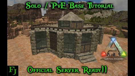 Ark Solo / PvE Base Build Tutorial - YouTube