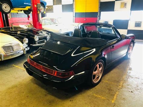 1990 PORSCHE 964 CABRIOLET * LOW MILES * TRIPLE BLACK * - Classic ...