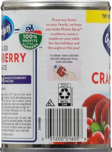 Ocean Spray® Jellied Cranberry Sauce, 14 oz - Kroger