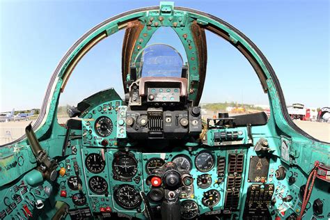 Cockpit Of A Mig-27 Attack Airplane Photograph by Artyom Anikeev - Pixels