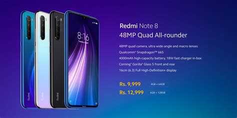 Redmi Note 8, Redmi Note 8 Pro Launched : Price And Specs | Digital Web Review