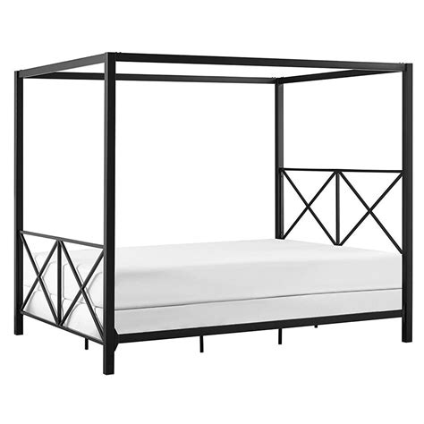 Canopy Bed Metal Black : Frame Black Metal Canopy Bed Cb2 Canopy Bed ...