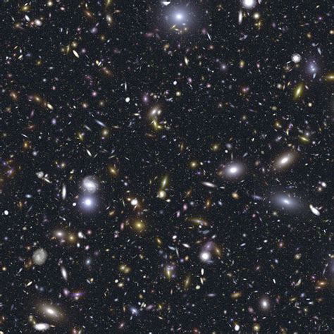 This is a simulated image of the distant universe as seen by the James Webb Space Tel… | Hubble ...