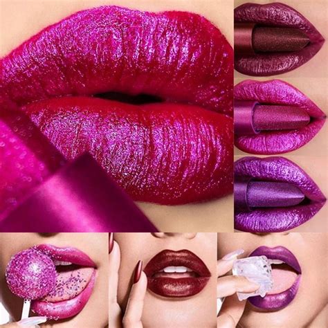 Aliexpress.com : Buy Metallic Color Lipstick Long Lasting Makeup Waterproof Lip Stick Mate Metal ...