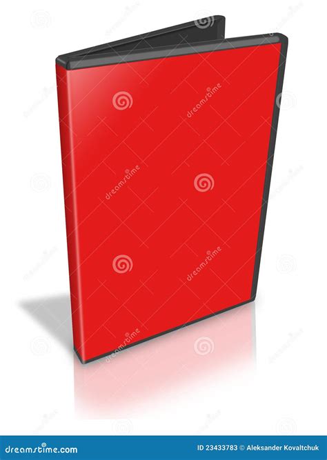 Open Red DVD Case Stock Photos - Image: 23433783