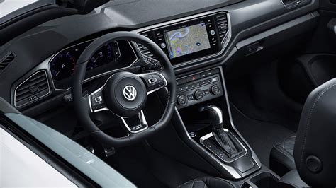 Volkswagen T-Roc Cabriolet R-Line, interior, 2020 cars, 4K HD Wallpaper