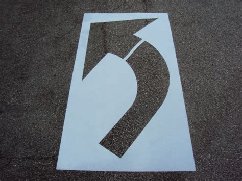 Industrial & Scientific 40 Parking Lot Arrow Stencils MATCHING Height 40 Inch 60 Mil - Parking ...