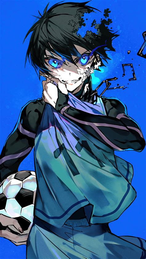 Yoichi Isagi Blue Lock Anime 4K #9400h Wallpaper iPhone Phone