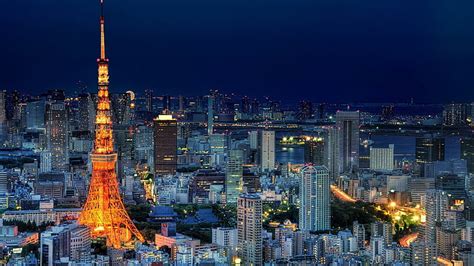 HD wallpaper: 4K, Tokyo, Cityscape, Skyline, Japan, Tokyo Tower ...