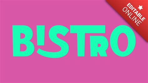 Bistro Font Generator & Text Effects