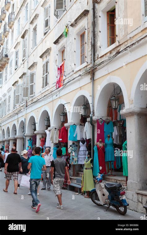 Old Town Corfu Stock Photo - Alamy