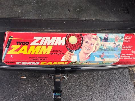 ZIMM ZAMM TETHER TENNIS ORIGINAL SWING GAMES OUTDOOR TOY VINTAGE 1970's ...