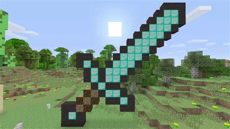 Minecraft Sword Pixel Art