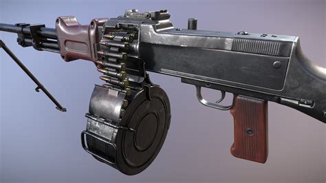 RPD Light Machine Gun - Buy Royalty Free 3D model by Luchador (@Luchador90) [a46daac ...