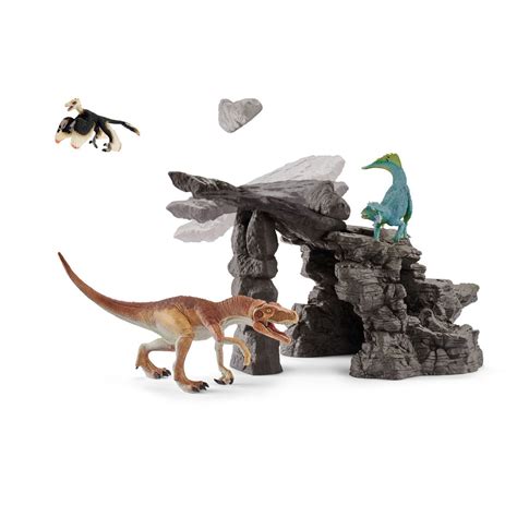 Dinosaur Set with Cave Playset - Entertainment Earth