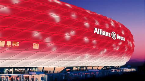 Allianz Arena - Exterior at Night - modlar.com